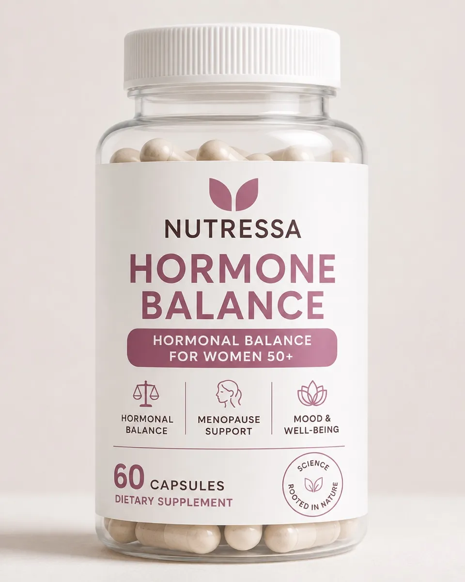 Nutressa women’s wellness capsules packaging, front view